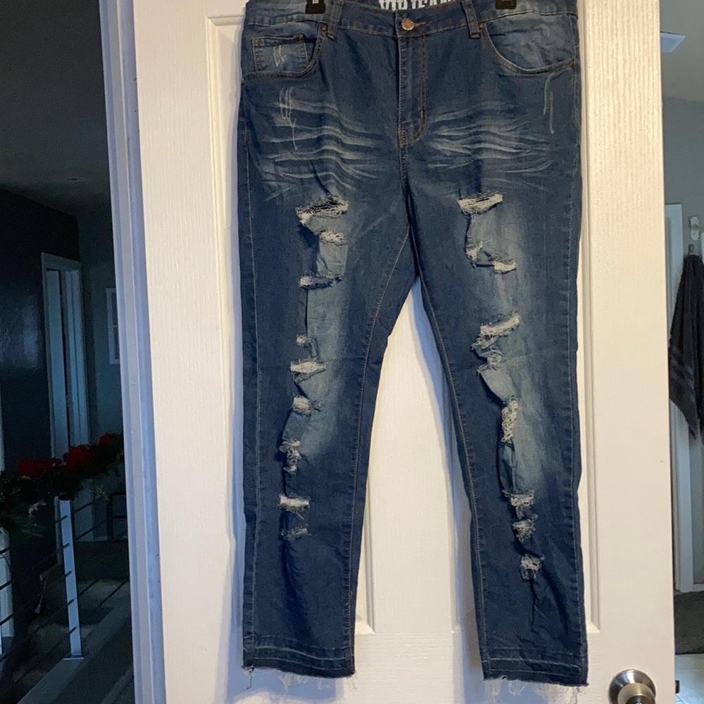 VIP distressed jeans-new without tags